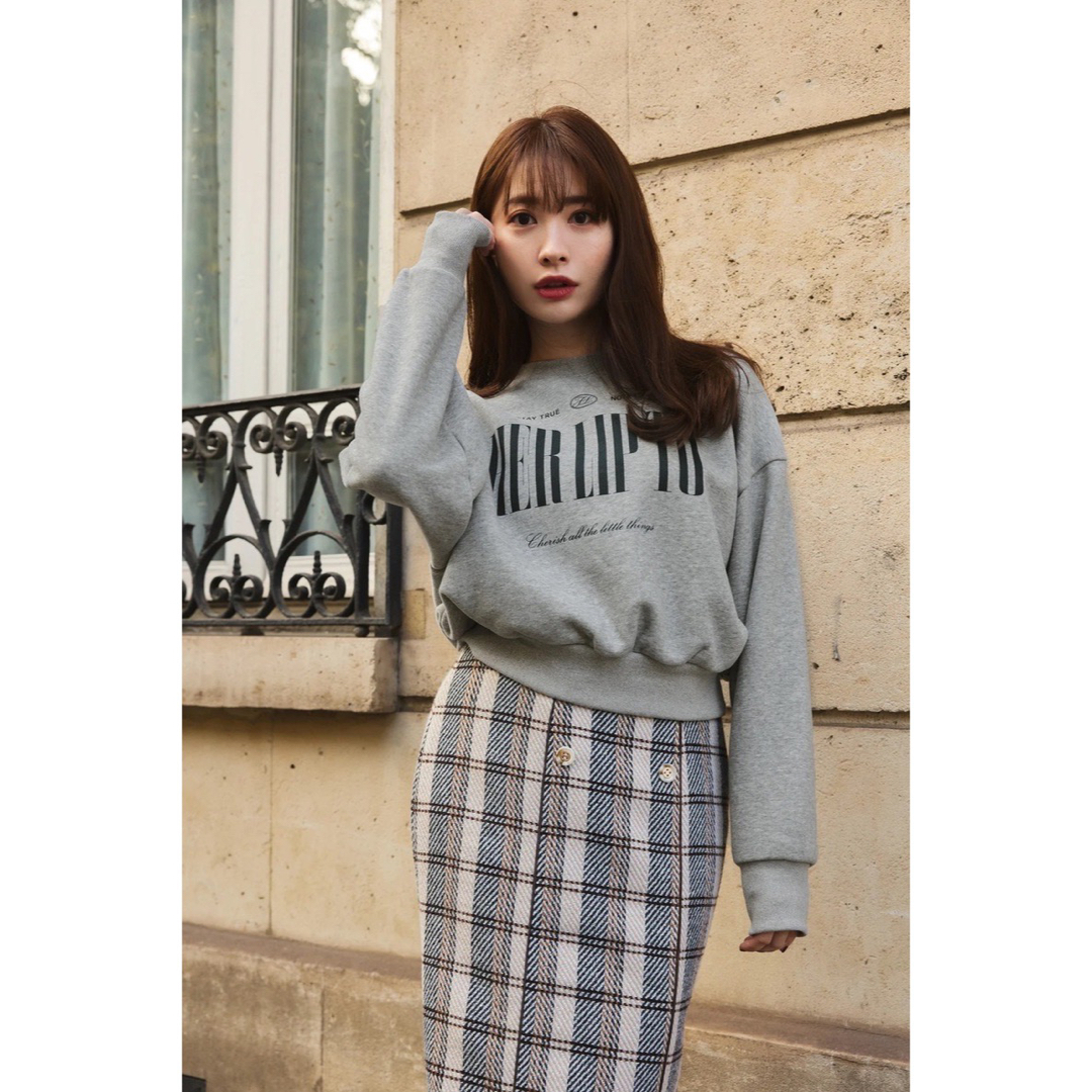 Her lip to(ハーリップトゥ)の新品】Herlipto Cherish Oversized Sweatshirt レディースのトップス(トレーナー/スウェット)の商品写真