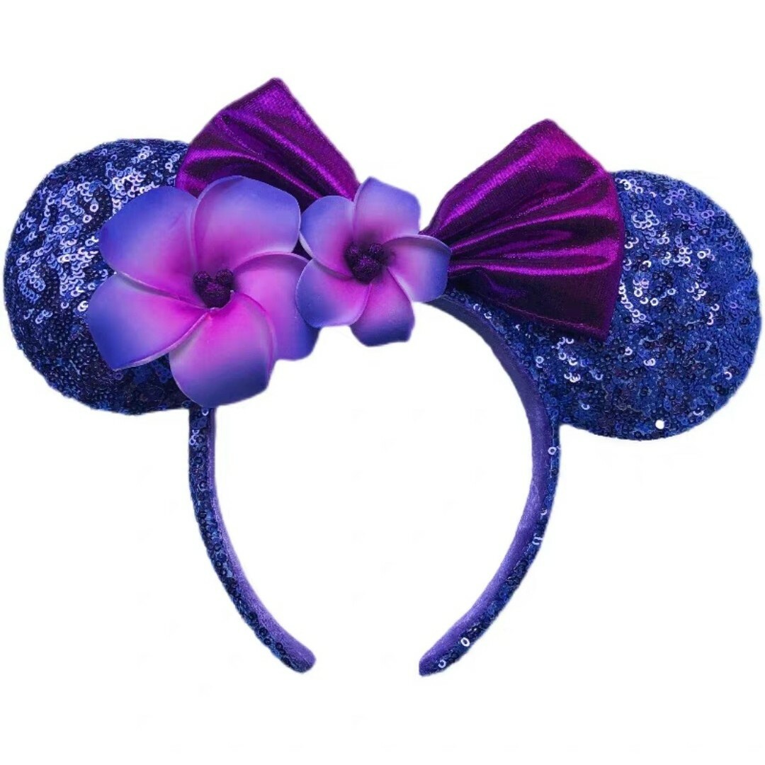 Disney(ディズニー)のfm プルメリア　アウラニ　ディズニー　カチューシャ　ブルー レディースのヘアアクセサリー(カチューシャ)の商品写真