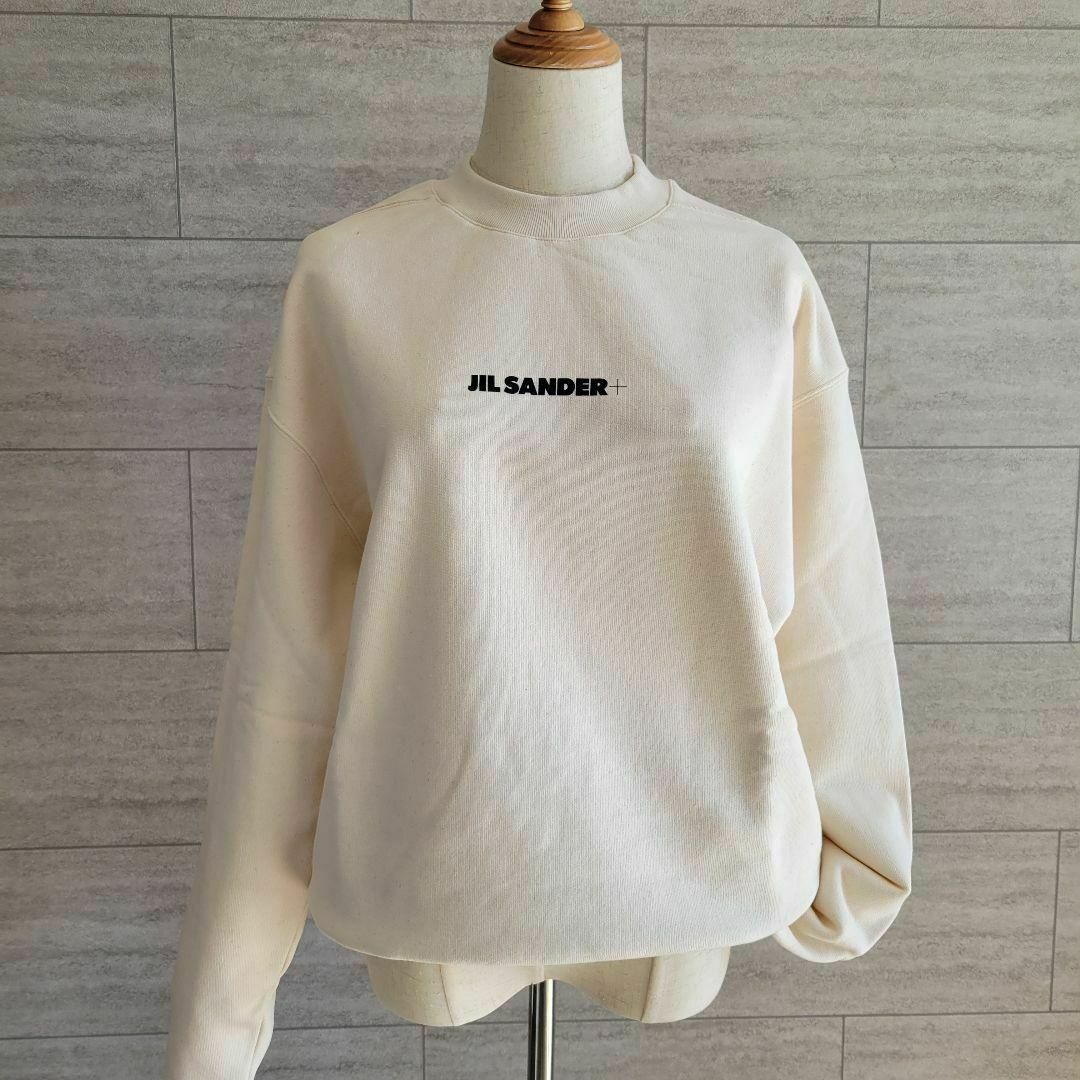 Jil Sander(ジルサンダー)の★新品未使用★JIL SANDER+ / ジルサンダー ロゴスウェット XS レディースのトップス(トレーナー/スウェット)の商品写真