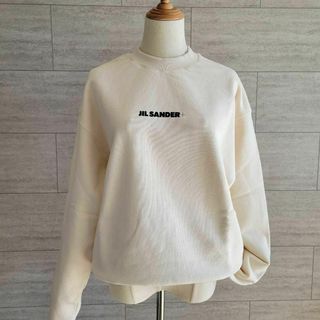 ジルサンダー(Jil Sander)の★新品未使用★JIL SANDER+ / ジルサンダー ロゴスウェット XS(トレーナー/スウェット)