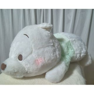 クマノプーサン(くまのプーさん)の新品　ホワイトプーさん　ふわふわBIGぬいぐるみ(ぬいぐるみ)