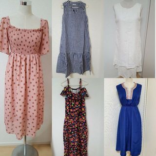 【値下げ】レディース服　ワンピース　おまとめ売り　5点セット(セット/コーデ)