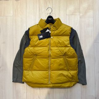 UNDERCOVER UC2B9208 MENS 袖レザーダウンブルゾン 2(ダウンジャケット)