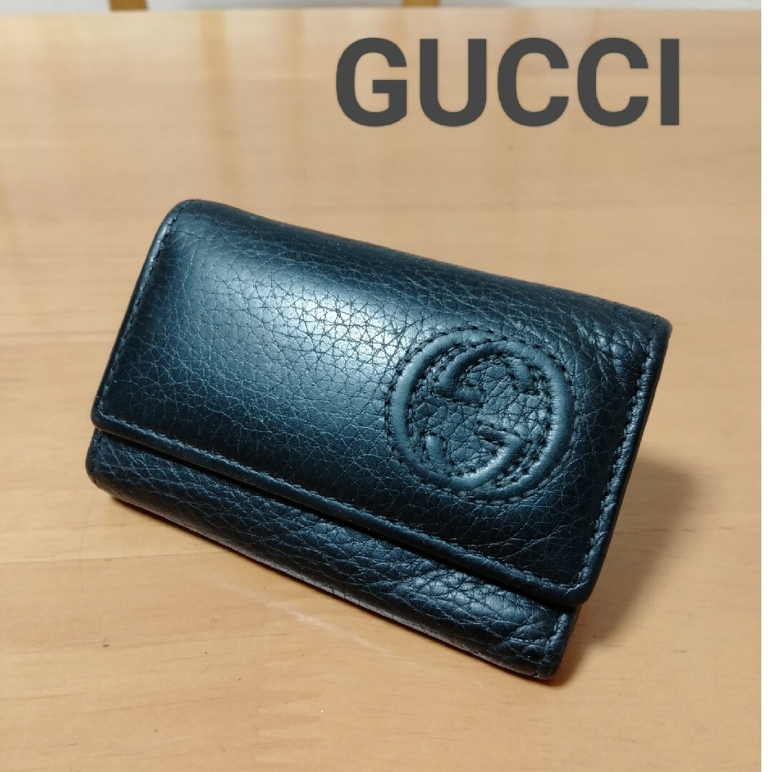 Gucci(グッチ)の【№558】✨GUCCI キーケース SOHOシリーズ 6連 ブラック メンズのファッション小物(キーケース)の商品写真