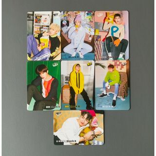 ◉香港「yes!」カード / トレカ『 Block B 』7 枚セット  ① (アイドルグッズ)