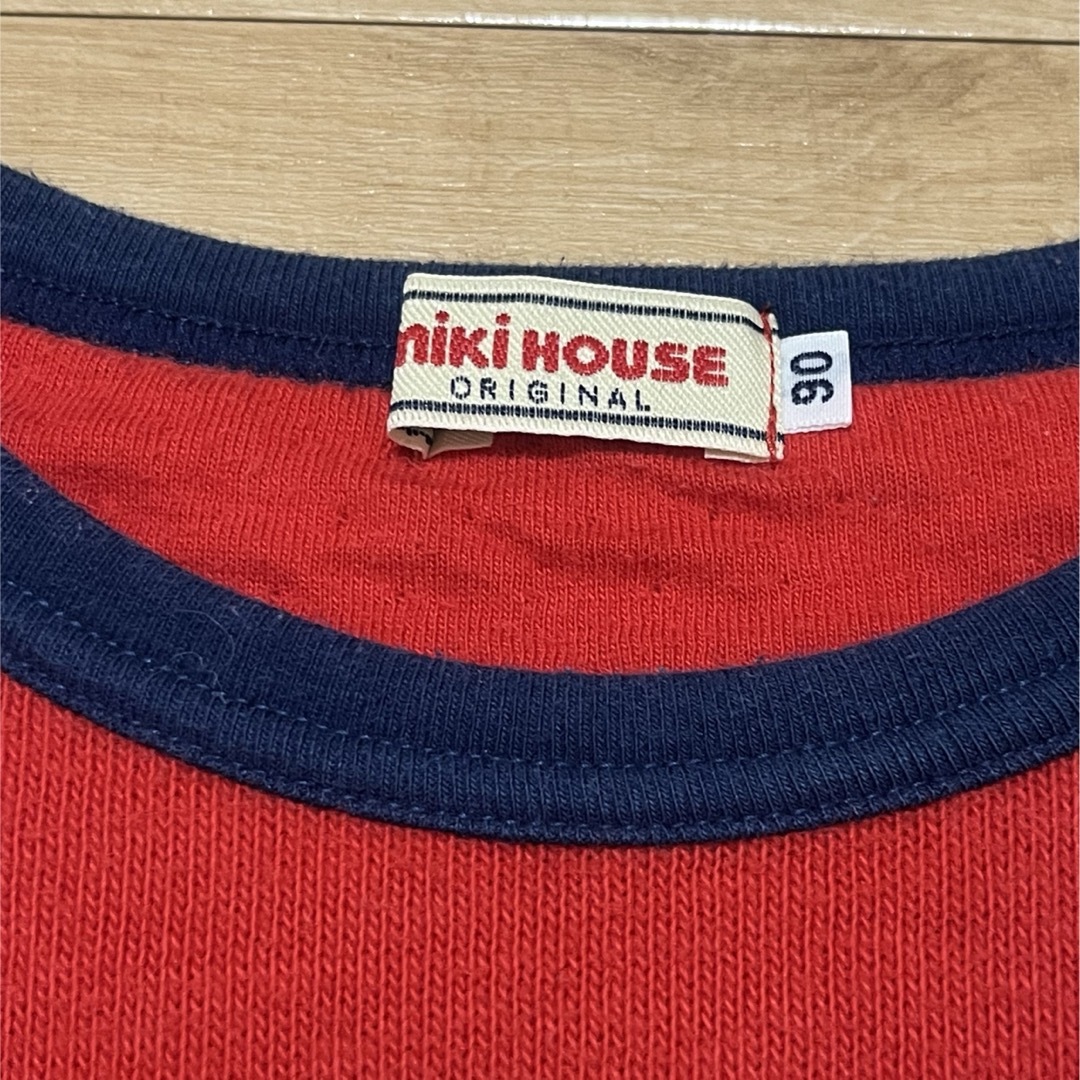 mikihouse(ミキハウス)のMIKIHOUSE＆ファミリア トレーナー4点セット90cm キッズ/ベビー/マタニティのキッズ服男の子用(90cm~)(Tシャツ/カットソー)の商品写真