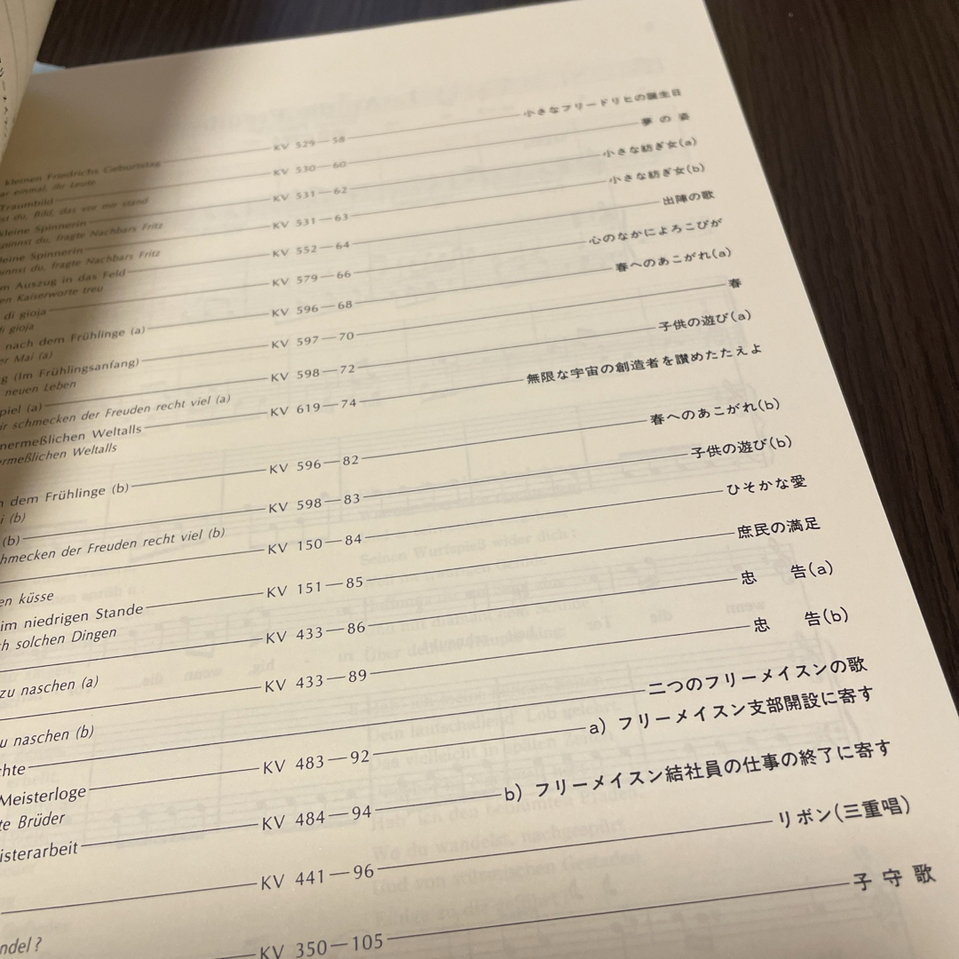 モ－ツァルト歌曲集　全音楽譜出版社 エンタメ/ホビーの本(楽譜)の商品写真
