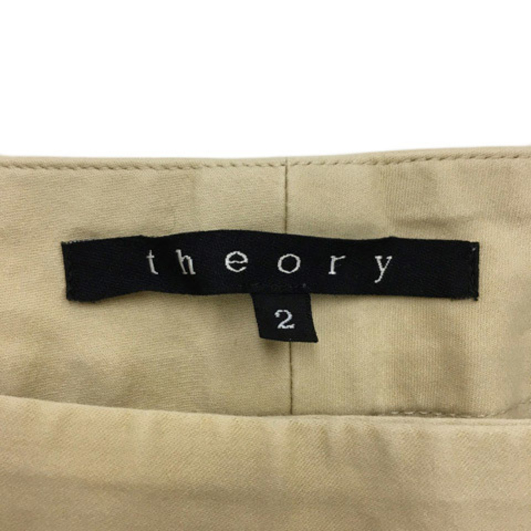 theory(セオリー)のセオリー theory パンツ フレア ロング 無地 2 ベージュ レディースのパンツ(その他)の商品写真