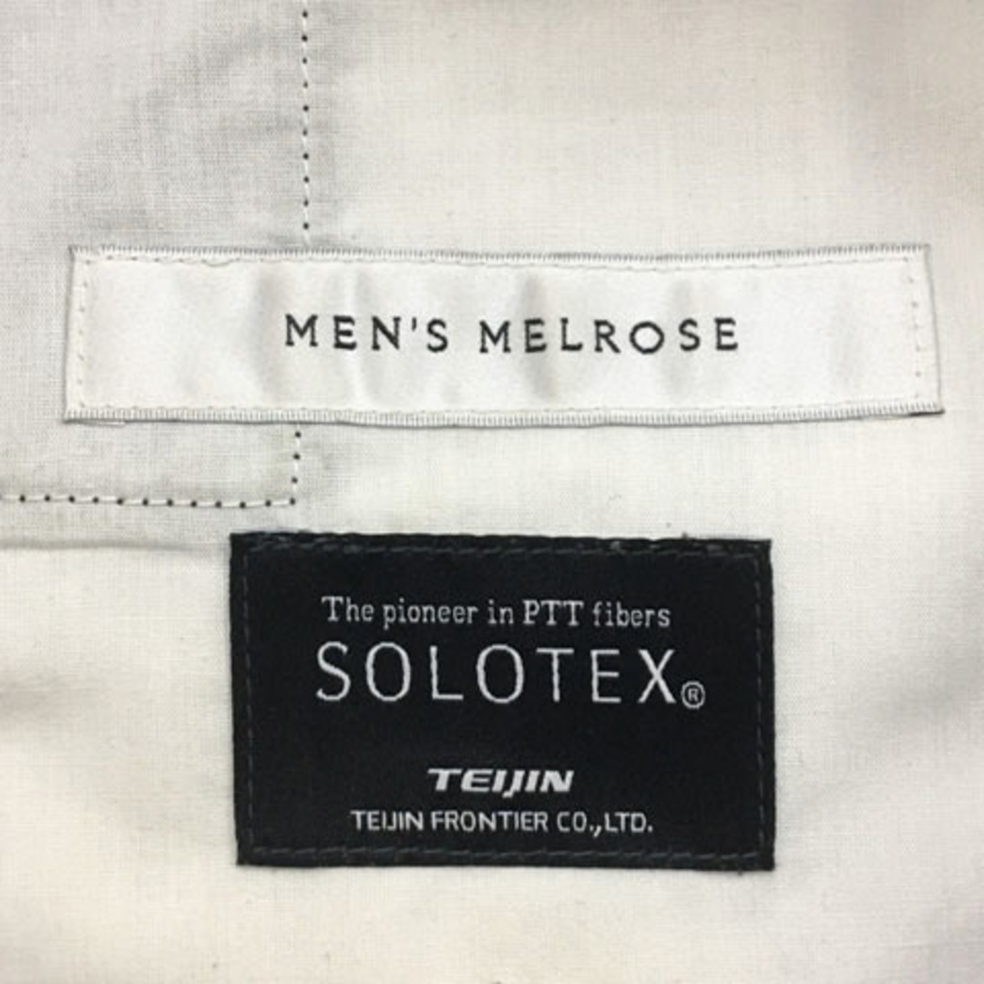 MEN'S MELROSE(メンズメルローズ)のメンズメルローズ パンツ テーパード ロング イージー タック 2 紺 メンズのパンツ(スラックス)の商品写真