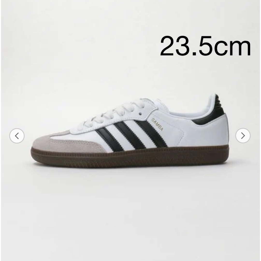 adidas(アディダス)の希少完売　adidas SAMBA OG WHITE 23.5cm レディースの靴/シューズ(スニーカー)の商品写真