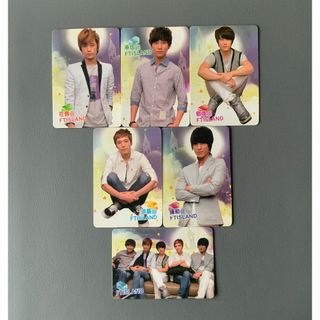 ◉香港「yes!」カード / トレカ『 FTISLAND 』6 枚セット  ① (アイドルグッズ)