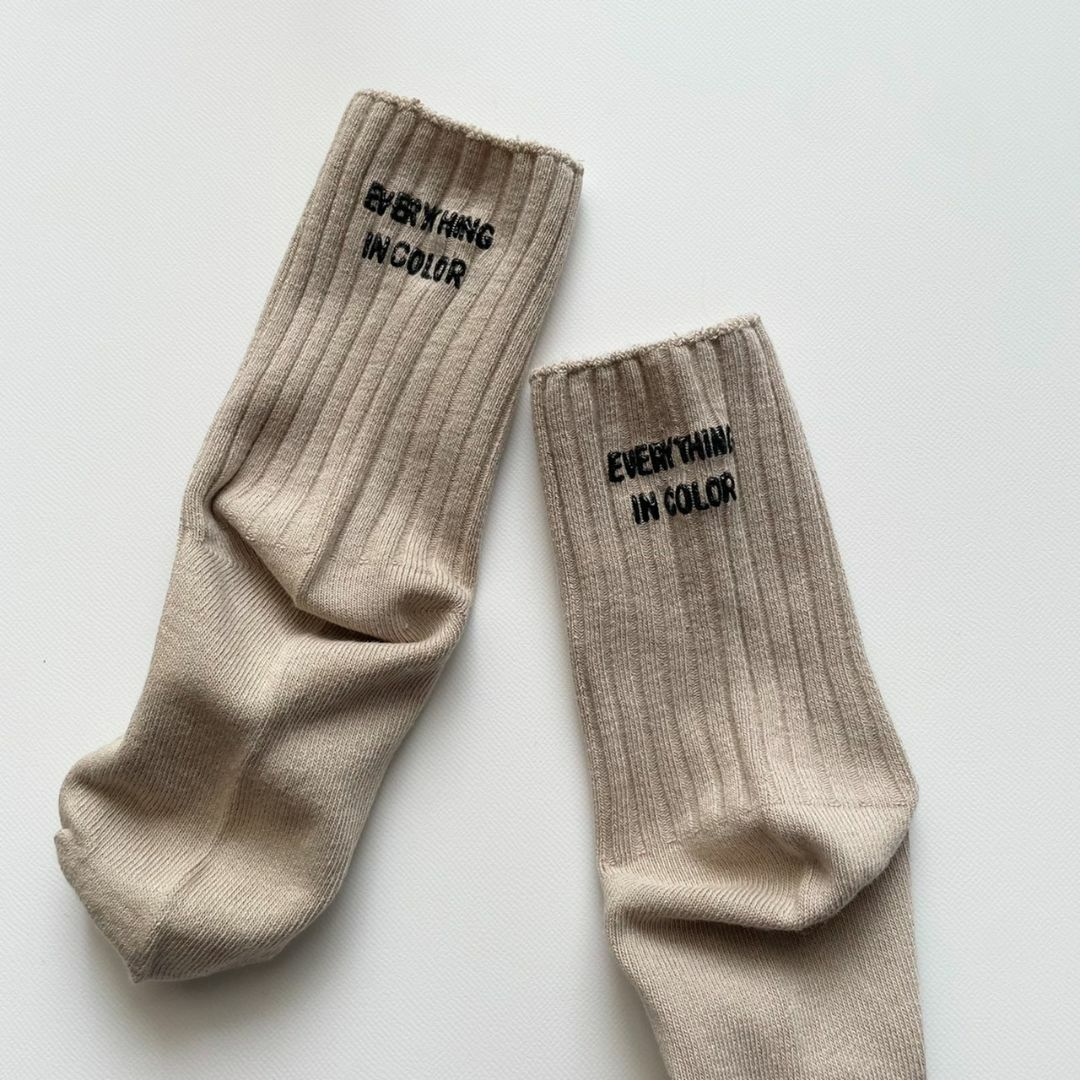 ZARA KIDS(ザラキッズ)のBrightcolor  socks　３足セット　男の子　女の子　靴下　新品 キッズ/ベビー/マタニティのキッズ服女の子用(90cm~)(Tシャツ/カットソー)の商品写真