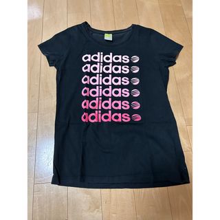 アディダス(adidas)のadidas Tシャツ　ブラック(Tシャツ(半袖/袖なし))