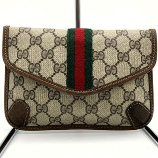 Gucci - グッチ ポーチ バニティ ミニポーチ ベージュ ブラウン