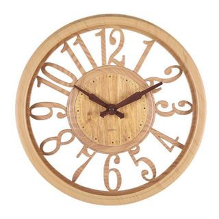 【並行輸入】壁掛け時計 北欧風 木目調 pmyclock3105(掛時計/柱時計)