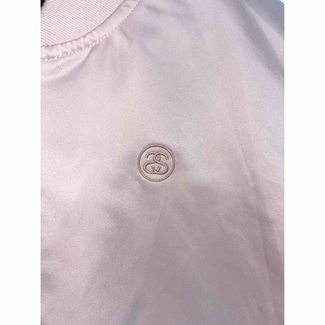 STUSSY(ステューシー)のStussy♡ロゴMA-1(pink) レディースのジャケット/アウター(ブルゾン)の商品写真