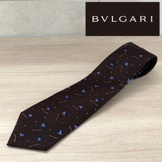 ブルガリ(BVLGARI)の美品 BVLGARI ブルガリ ネクタイ シルク100% イタリー製(ネクタイ)