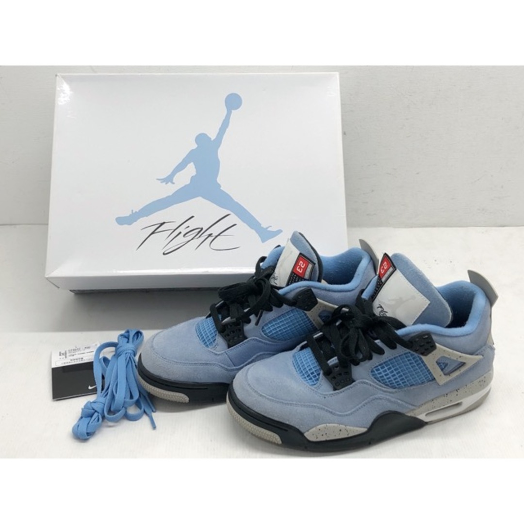 NIKE(ナイキ)のNIKE(ナイキ) AIR JORDAN 4 RETRO エア ジョーダン 4 レトロ UNIVERSITY BLUE ユニバーシティ ブルー / CT8527-400 27.5cm 【64571-007】 メンズの靴/シューズ(スニーカー)の商品写真