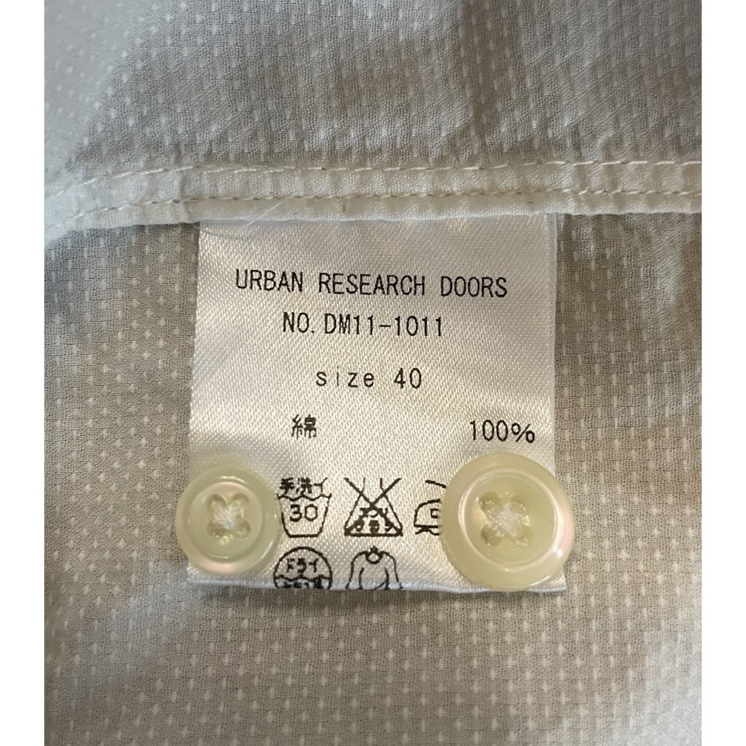 URBAN RESEARCH DOORS(アーバンリサーチドアーズ)のURBAN RESEARCH DOORS 長袖シャツ　メンズ　40 メンズのトップス(シャツ)の商品写真