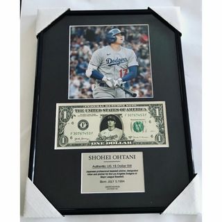 MLB ロサンゼルス・エンゼルス 【 大谷翔平 】フレーム証明書付-9dc(記念品/関連グッズ)