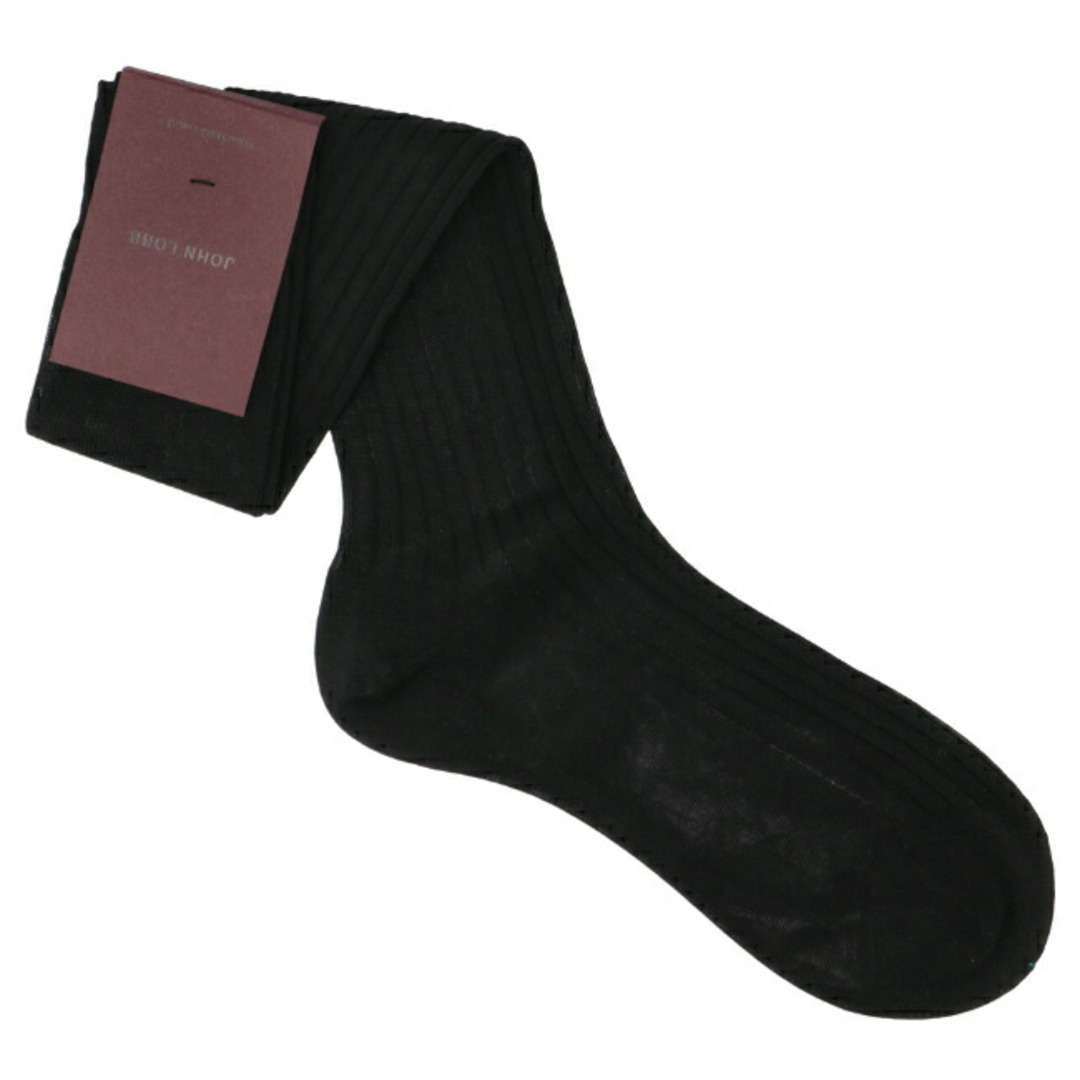 JOHN LOBB(ジョンロブ)のジョンロブ JOHN LOBB 靴下 メンズ LONG COTTON SOCKS ソックス  YSOC02L 0015 1R メンズのレッグウェア(ソックス)の商品写真