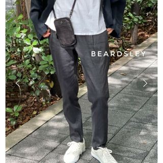 BEARDSLEY - 26400円/ビアズリー/麻 リネン混 デニム調/ワイドパンツ BEARDSLEY - 26400円/ビアズリー/麻 リネン混 デニム調/ワイドパンツ