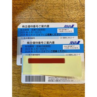 エーエヌエー(ゼンニッポンクウユ)(ANA(全日本空輸))のANA 株主優待　株主優待番号ご案内書 2枚(その他)