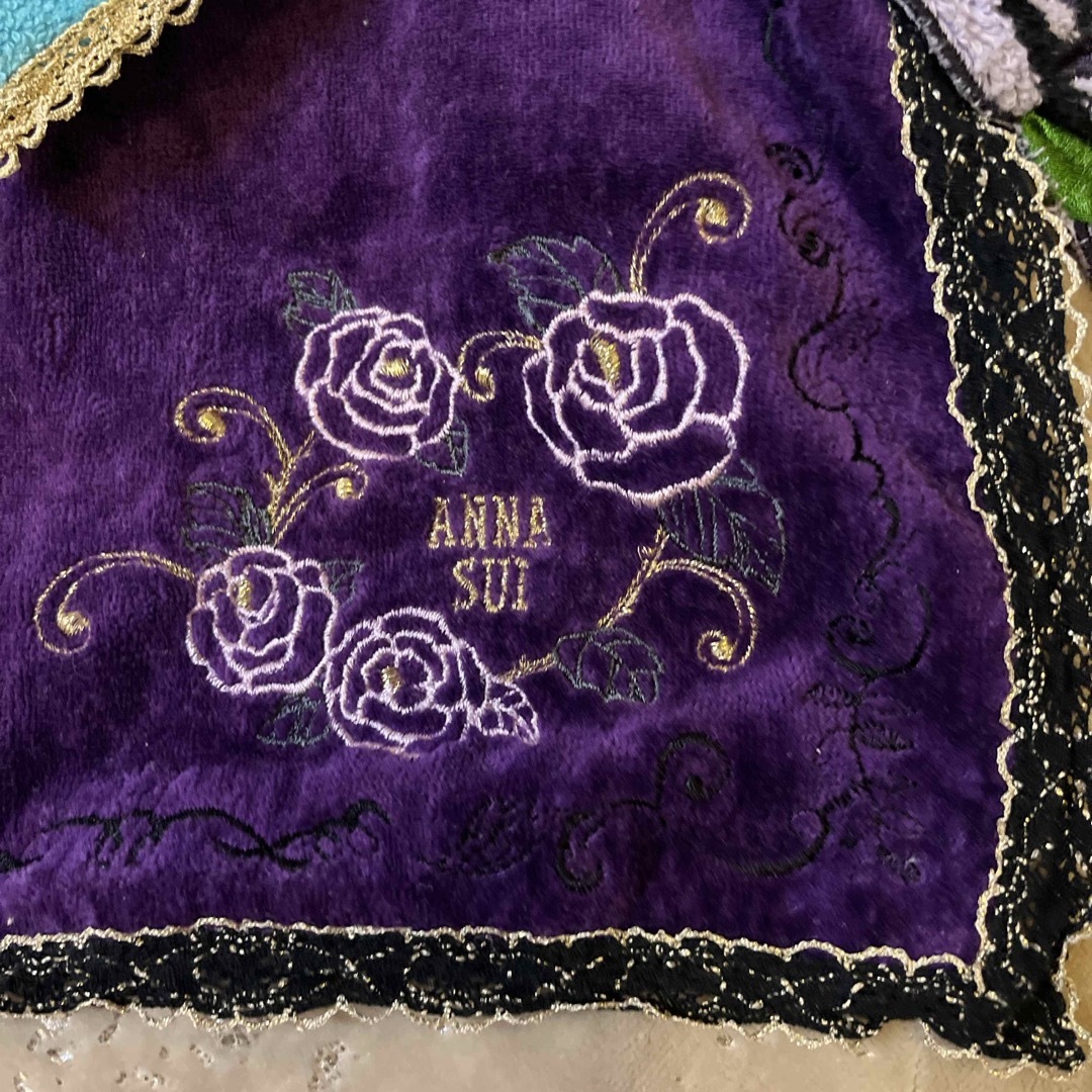 ANNA SUI(アナスイ)のANNA SUI タオルハンカチ　３枚 レディースのファッション小物(ハンカチ)の商品写真