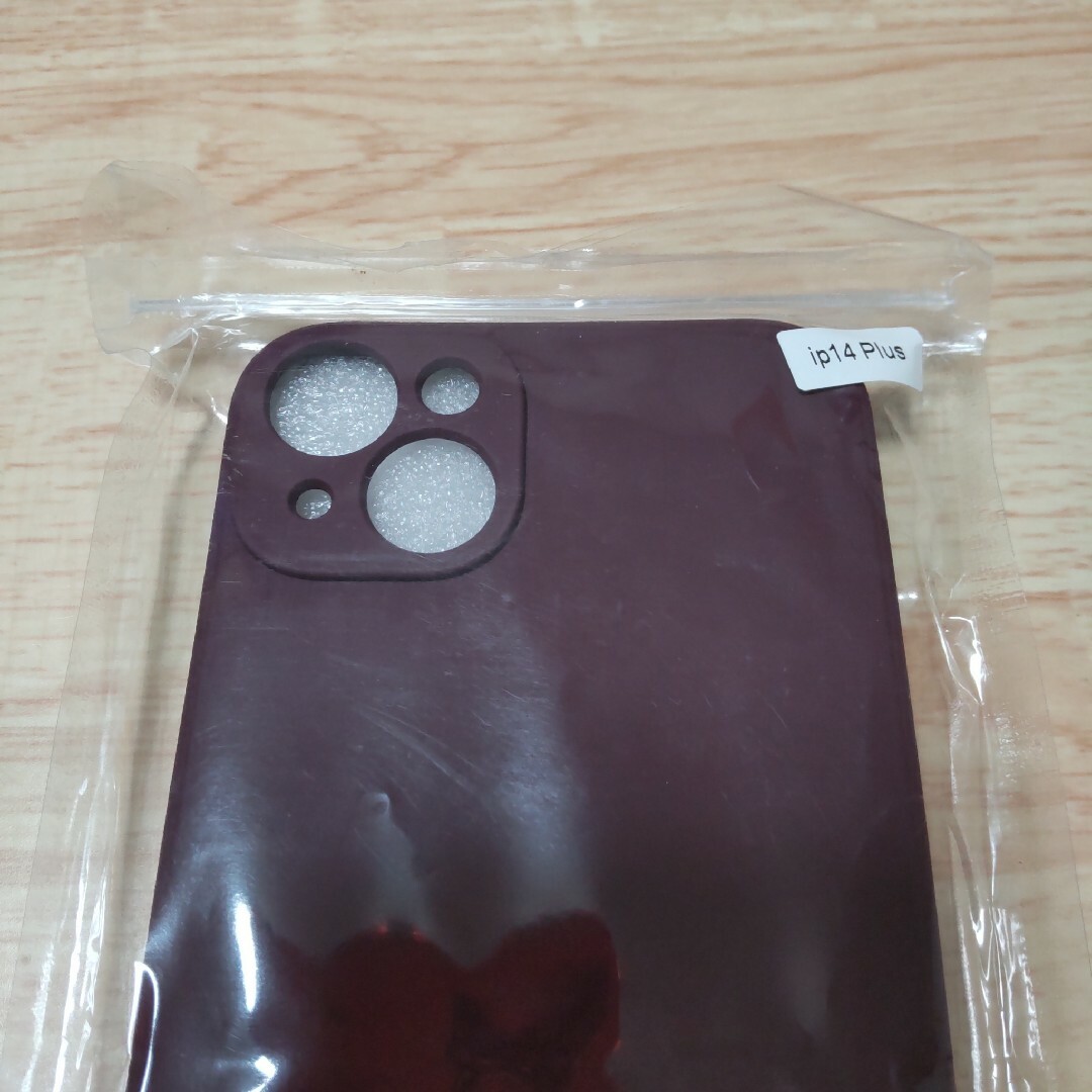 新品★コードストラップなしiPhone14Plusスマホケース シリコン 紫 スマホ/家電/カメラのスマホアクセサリー(iPhoneケース)の商品写真