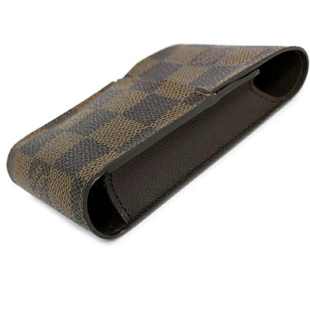 LOUIS VUITTON(ルイヴィトン)のルイ ヴィトン タバコケース エテュイ シガレット ブラウン ダミエ エベヌ N63024 美品 中古 CT1079 LOUIS VUITTON たばこ 小物入れ アイコス ヴィンテージ フラップ 人気 レディース メンズ ユニセックス メンズのファッション小物(タバコグッズ)の商品写真