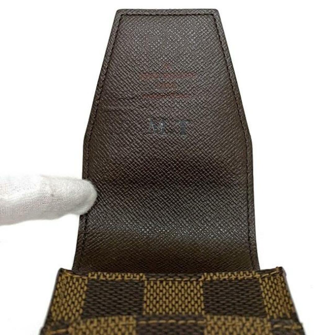 LOUIS VUITTON(ルイヴィトン)のルイ ヴィトン タバコケース エテュイ シガレット ブラウン ダミエ エベヌ N63024 美品 中古 CT1079 LOUIS VUITTON たばこ 小物入れ アイコス ヴィンテージ フラップ 人気 レディース メンズ ユニセックス メンズのファッション小物(タバコグッズ)の商品写真