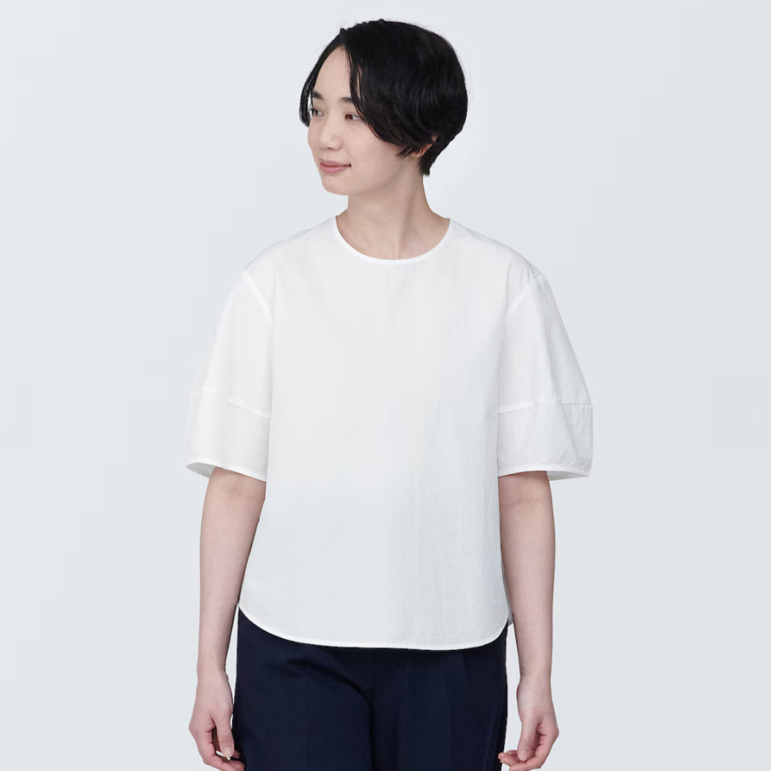 MUJI (無印良品)(ムジルシリョウヒン)のMUJI レディースのトップス(シャツ/ブラウス(半袖/袖なし))の商品写真