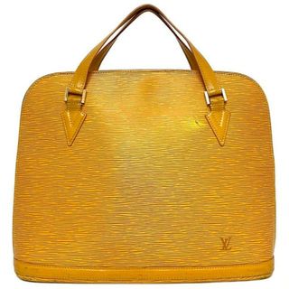 ルイヴィトン(LOUIS VUITTON)のルイ ヴィトン トート バッグ リュサック イエロー タッシリイエロー エピ M52289 ハンドバッグ 中古 VI1914 レザー LOUIS VUITTON LV シンプル ビジネス ヴィンテージ ロゴ 人気 レディース(ハンドバッグ)