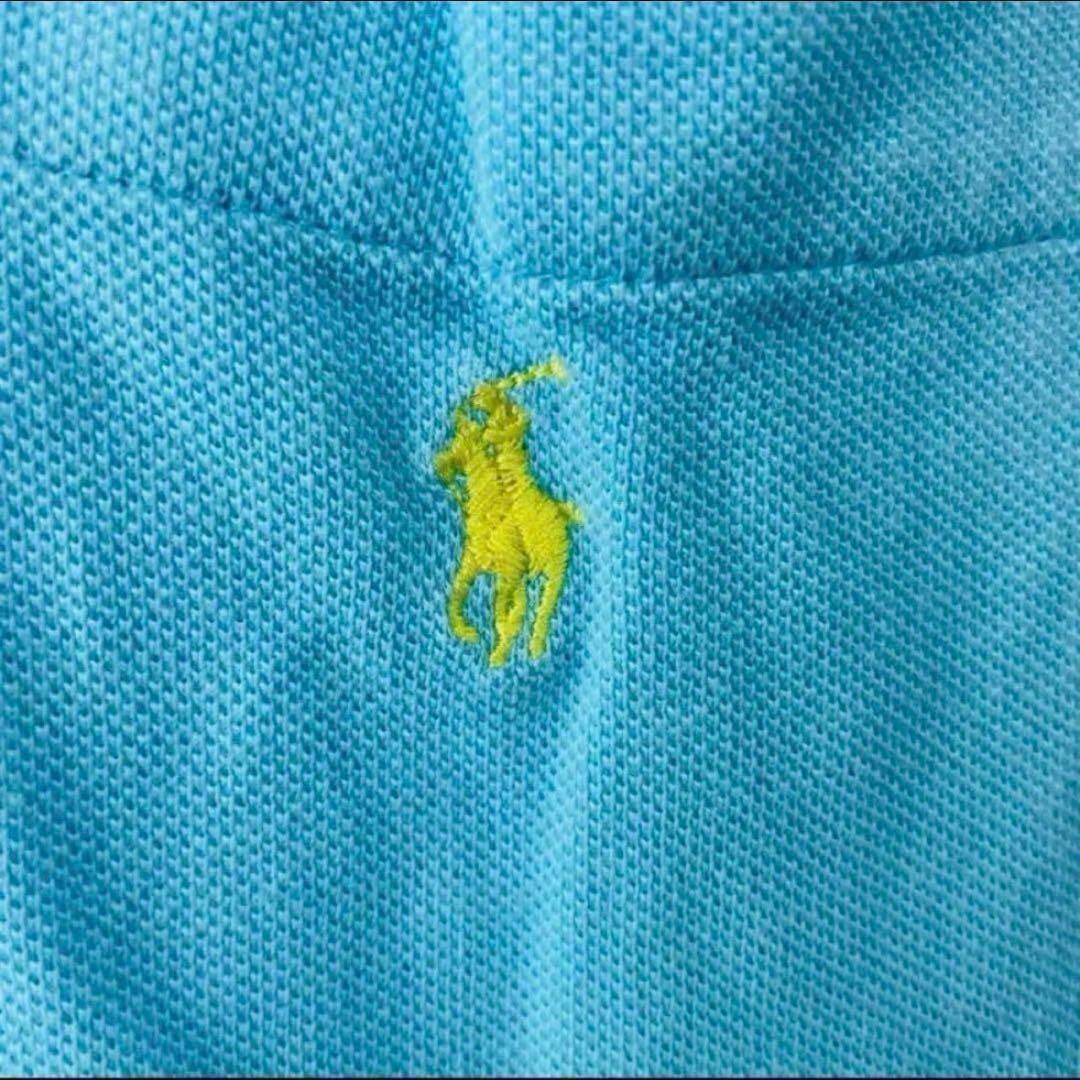 Ralph Lauren(ラルフローレン)の【希少】ポロバイラルフローレン 半袖ポロシャツ 刺繍ポニー ヴィンテージ ロゴ メンズのトップス(ポロシャツ)の商品写真