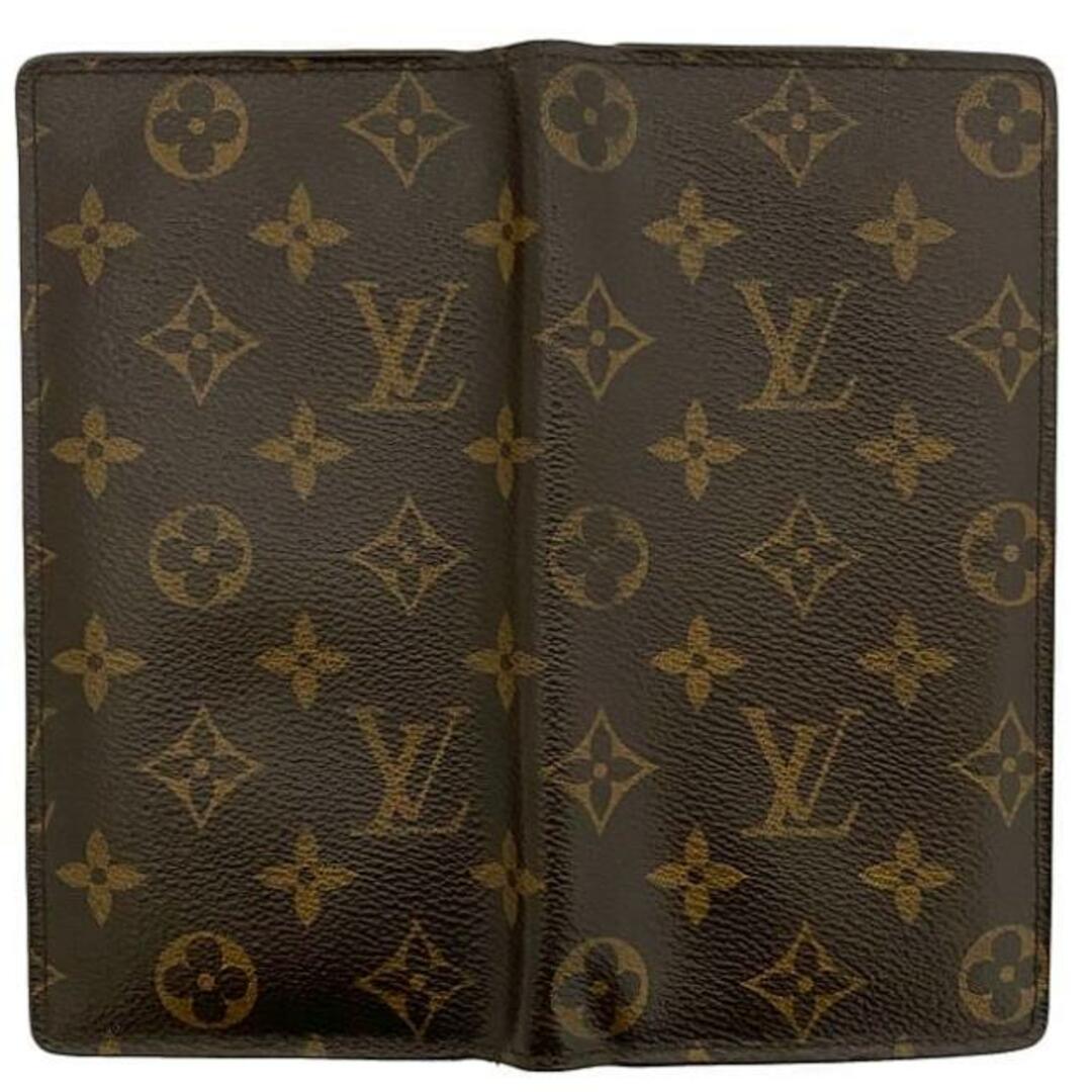 LOUIS VUITTON(ルイヴィトン)のルイ ヴィトン 長財布 ポルトフォイユ ブラザ ブラウン モノグラム M66540 財布 中古 TA3178 LOUIS VUITTON 折り財布 縦 小銭入れ有 ヴィンテージ 定番 人気 女性 男性 レディース メンズ 総柄 LV レディースのファッション小物(財布)の商品写真