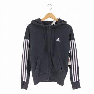 アディダス(adidas)のadidas(アディダス) 3ストライプス フルジップパーカー レディース(パーカー)