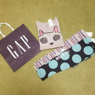 ベビーギャップ(babyGAP)の90 トップス&レギンス 3枚セット(Tシャツ/カットソー)