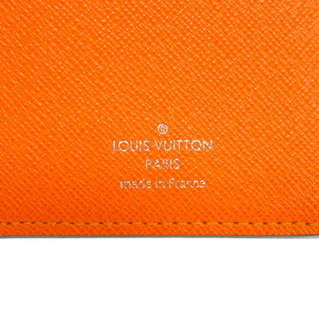 LOUIS VUITTON(ルイヴィトン)のLOUIS VUITTON ルイ・ヴィトン ポルトフォイユ ブラザ NM ロゴ オレンジ ブラック グレー 新型 二つ折り ロングフラップウォレット ダミエ グラフィット ジャイアント グラデーション ボルケーノ 長財布 N60424 メンズのファッション小物(長財布)の商品写真