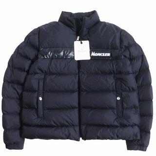 モンクレール(MONCLER)の極美品●18-19AW MONCLER モンクレール SERVIERES ロゴワッペン付き WZIP ダウンジャケット ダークネイビー 5 国内正規品 メンズ(ダウンジャケット)