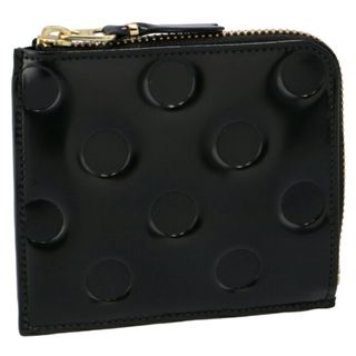 コムデギャルソン(COMME des GARCONS)のコムデギャルソン COMME DES GARCONS L字ファスナー メンズ POLKA DOTS EMBOSSED コインケース  SA3100NE 0001 0001(コインケース/小銭入れ)