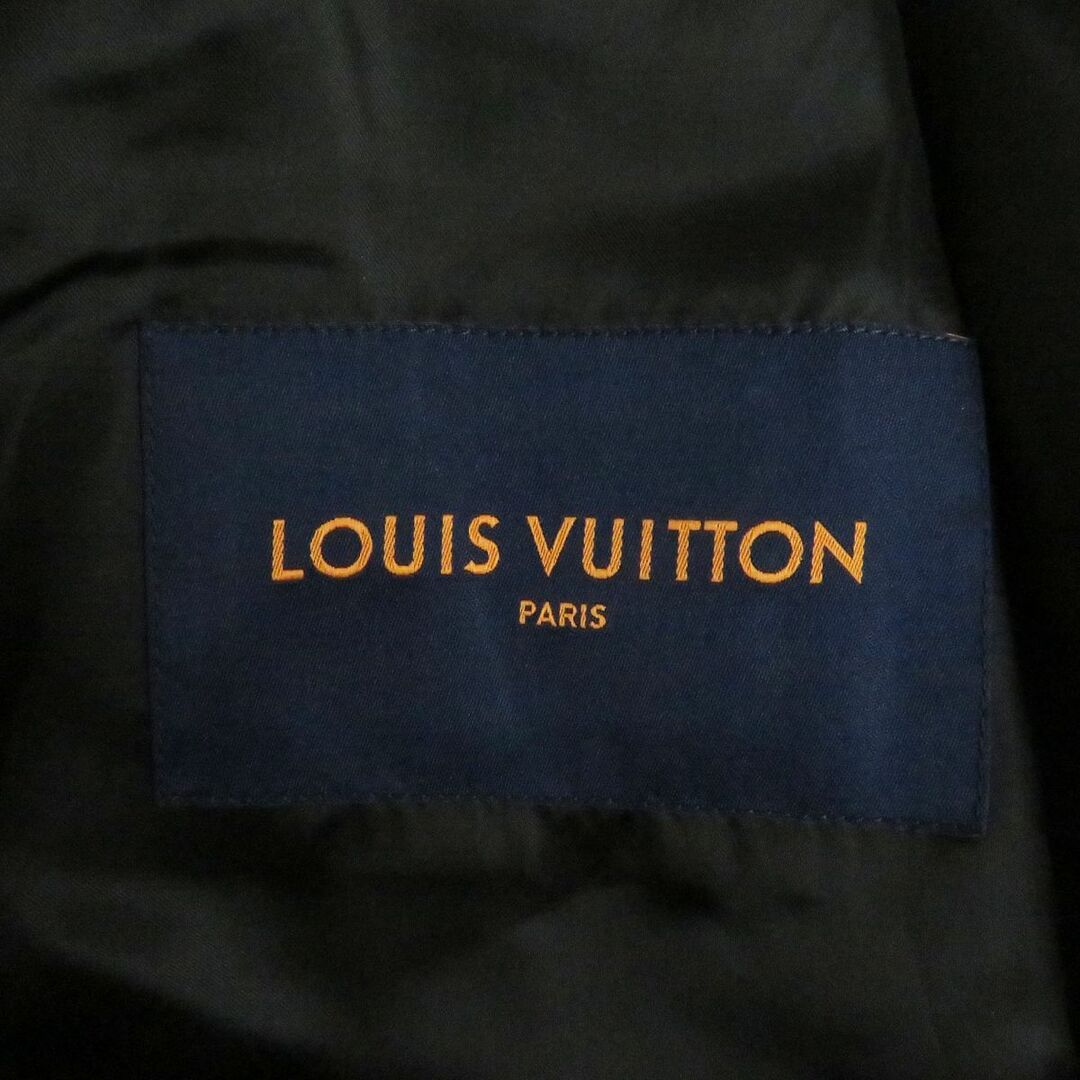 LOUIS VUITTON(ルイヴィトン)の極美品□21AW LOUIS VUITTON/ルイヴィトン ダミエ ジップアップ カウハイド レザーブルゾンジャケット/ライダース グレー/黒 48 伊製 正規 メンズのジャケット/アウター(ブルゾン)の商品写真