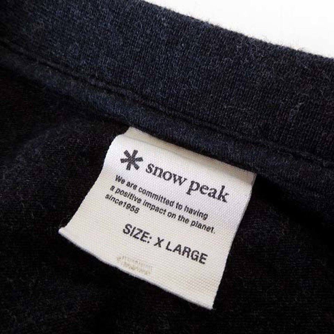 Snow Peak(スノーピーク)のスノーピーク snow peak Tシャツ ポケット 半袖 ヘビーコットン XL スポーツ/アウトドアのスポーツ/アウトドア その他(その他)の商品写真