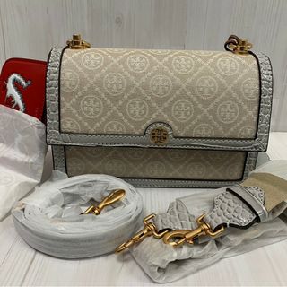 トリーバーチ(Tory Burch)のトリーバーチ  T モノグラム クラウド キャンバス ミニ ショルダー バッグ(ショルダーバッグ)