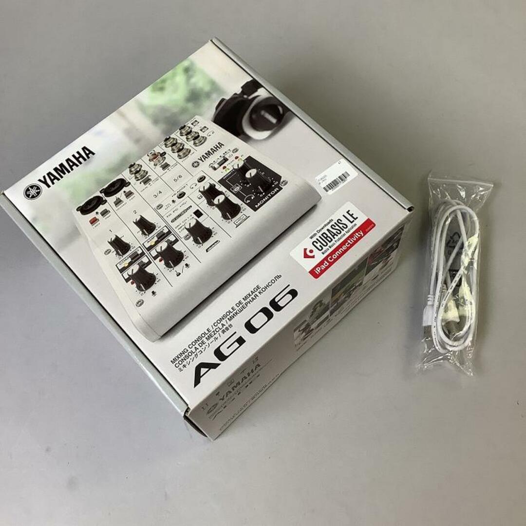 ヤマハ(ヤマハ)のYAMAHA（ヤマハ）/AG06 【中古】【USED】オーディオ・インターフェースUSBタイプ【成田ボンベルタ店】 楽器のDTM/DAW(オーディオインターフェイス)の商品写真