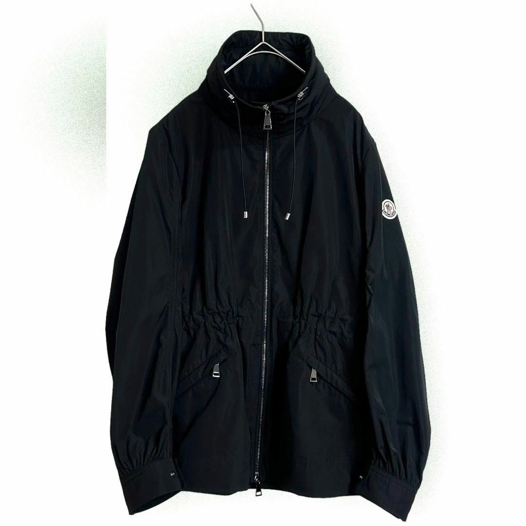 MONCLER(モンクレール)の現行品22万☆美品☆MONCLER EMET スプリングコート 0 ブラック 黒 レディースのジャケット/アウター(スプリングコート)の商品写真