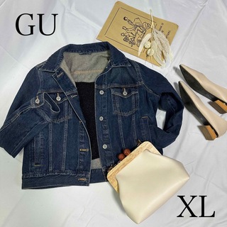 ジーユー(GU)のGU ジーユー オーバーサイズ デニムジャケット Gジャン XL 424a8(Gジャン/デニムジャケット)