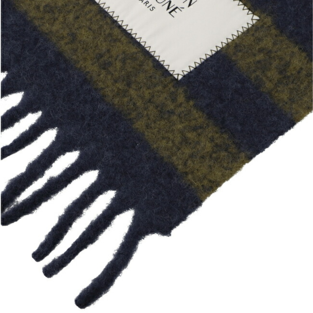 MAISON KITSUNE'(メゾンキツネ)のメゾン キツネ MAISON KITSUNE ストール メンズ RUGBY STRIPES SCARF マフラー  LM06202WA0019 0012 S482 メンズのファッション小物(マフラー)の商品写真