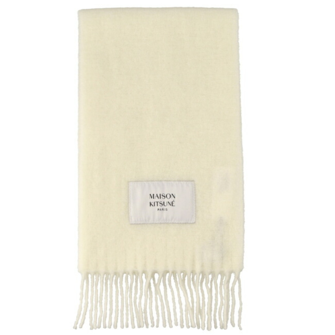 MAISON KITSUNE'(メゾンキツネ)のメゾン キツネ MAISON KITSUNE ストール メンズ BABY ALPACA PLAIN SCARF マフラー  LM06206WA0022 0012 P204 メンズのファッション小物(マフラー)の商品写真