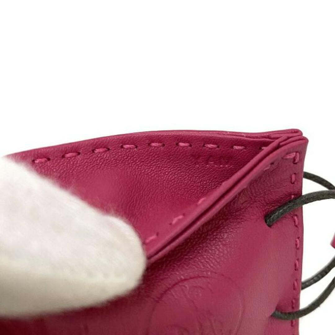 HERMES - エルメス チャーム サックオランジュ ピンク ローズ