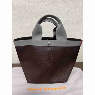 エルベシャプリエ(Herve Chapelier)のエルベシャプリエ707gp   ダブルハンドル　モカ×グリ(トートバッグ)